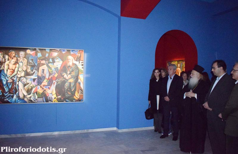 Άνοιξε στο κοινό η Κρύπτη στην Μονή Δοβρά με τα έργα Βαρλάμη για τον Άγιο Λουκά (φωτογραφίες)