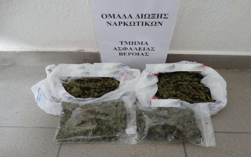 Συνελήφθησαν 2 άτομα στην Ημαθία για διακίνηση κάνναβης