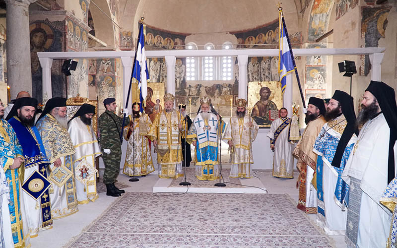 Πολυαρχιερατικό συλλείτουργο για την εορτή των Εισοδίων της Θεοτόκου στην Παλαιά Μητρόπολη Βεροίας
