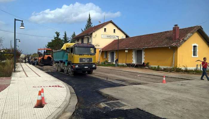 Νάουσα: Προχωρούν οι εργασίες στον Σιδηροδρομικό Σταθμό