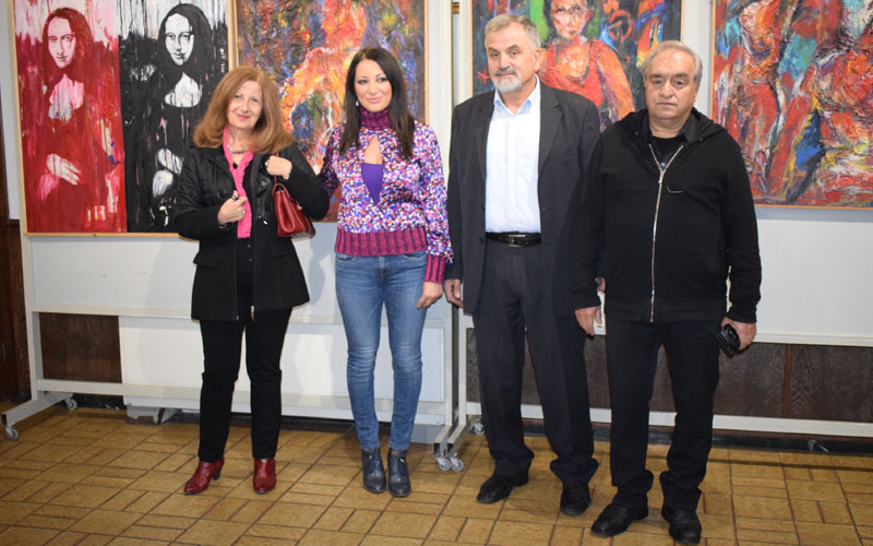 Εγκαινιάστηκε η έκθεση ζωγραφικής του Στέλιου Ζαχαρούδη στην Στέγη (φωτογραφίες, βίντεο)