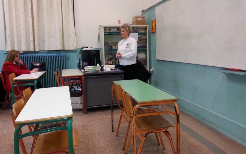 Πραγματοποίηση σεμιναρίου με θέμα τις Πρώτες Βοήθειες στο 5ο Δημοτικό Βέροιας