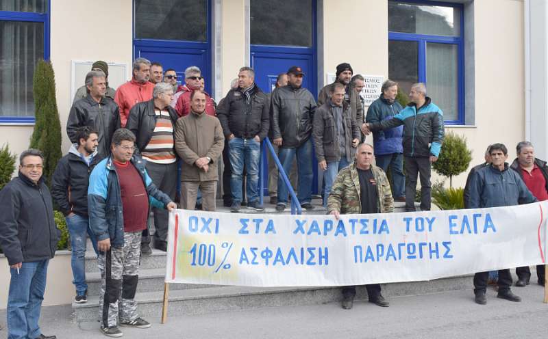 Συμβολική κατάληψη στον ΕΛΓΑ πραγματοποίησαν οι αγρότες