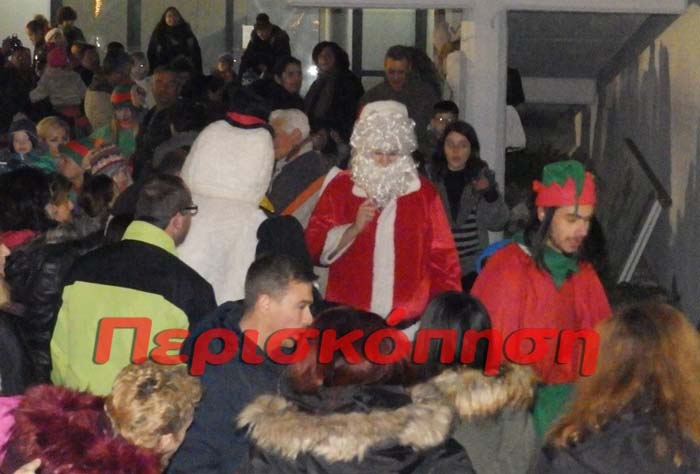 Υποδέχθηκαν τον Άι Βασίλη στην Αλεξάνδρεια