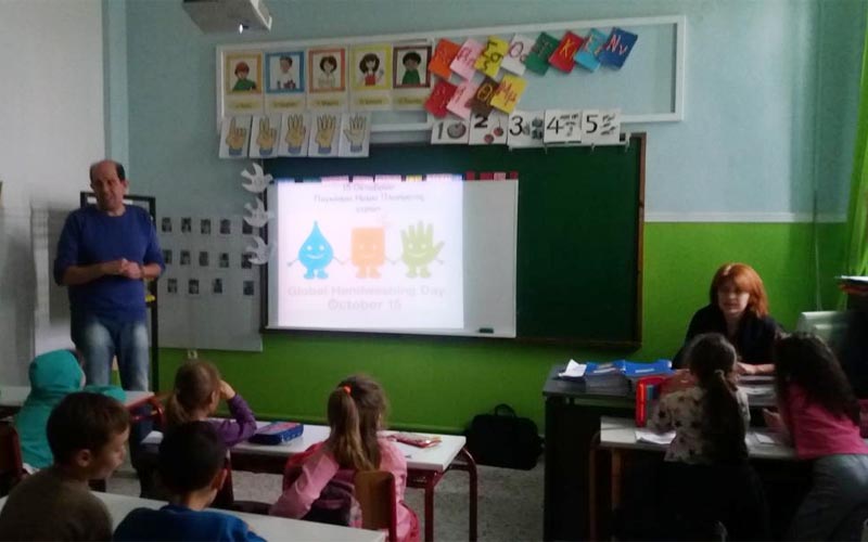 Το πρόγραμμα «Υγιεινής των χεριών» στο Δημοτικό Σχολείο Κουλούρας