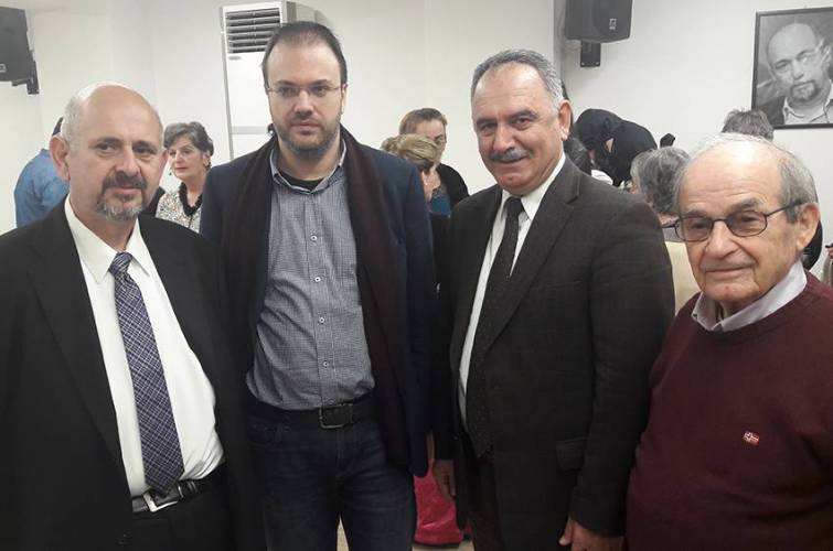 Επίσκεψη της Ευξείνου Λέσχης Νάουσας στον πρόεδρο της ΔΗΜΑΡ για ευχές και κάλαντα