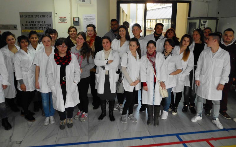 Εκπαιδευτική επίσκεψη μαθητών του ΕΠΑΛ & Ε.Κ. Αλεξάνδρειας στο Ιπποκράτειο Νοσοκομείο