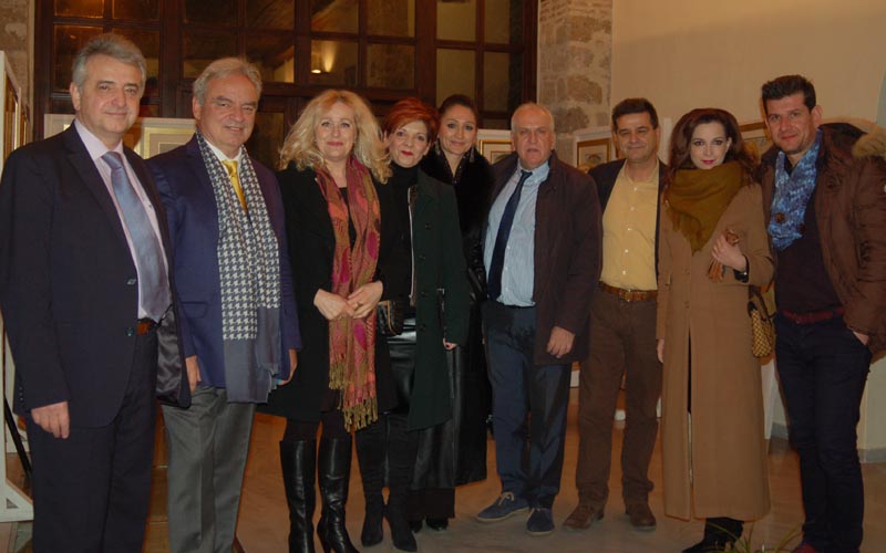 Εγκαινιάστηκε η έκθεση ζωγραφικής «Ο Βυζαντινός Κόσμος» του Ηλία Γκοτζαμάνη στη Βέροια (φωτογραφίες)