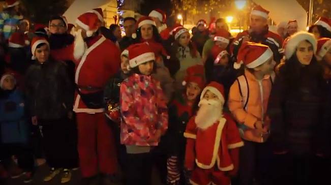 Με επιτυχία και φέτος το Santa Run στη Νάουσα