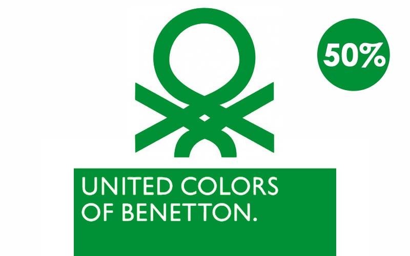 Έκπτωση 50% στα UNITED COLORS OF BENETTON