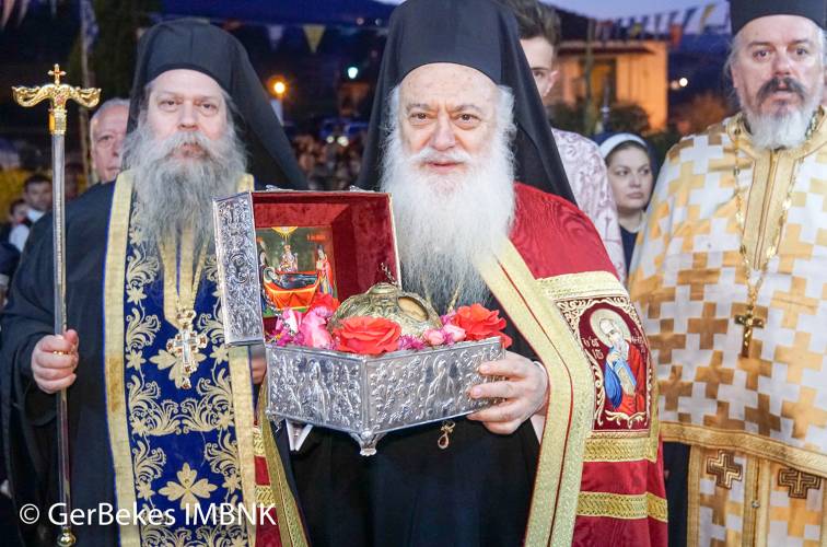 Η κάρα του Οσίου Δαβίδ του εν Ευβοία για λίγες ώρες στα Ριζώματα Ημαθίας