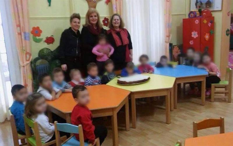 Την δική τους βασιλόπιτα έκοψαν τα νήπια του παιδικού σταθμού Αγγελοχωρίου