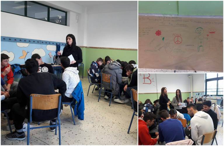 Δράση στο 4ο ΓΕΛ Βέροιας με θέμα το προσφυγικό