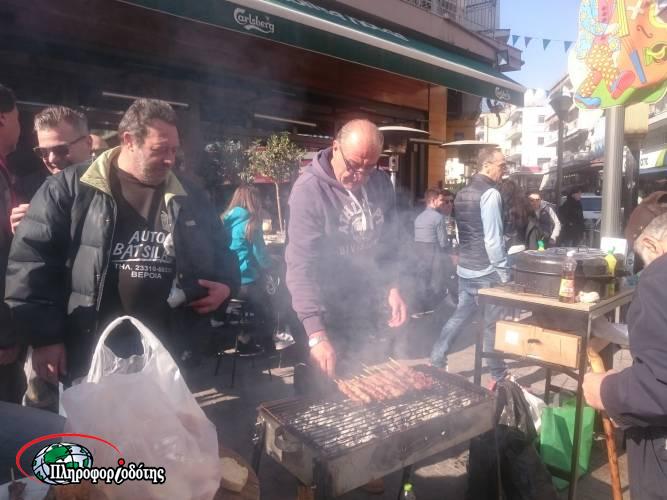 Το “τσίκνισαν” στο κέντρο της Βέροιας