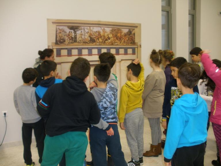 Επίσκεψη μαθητών του 5ου Δημοτικού στη Βεργίνα