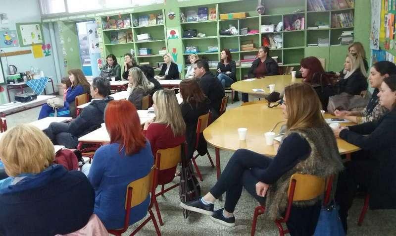 Ενημέρωση στο 9ο Δημοτικό Βέροιας για τις ενδοοικογενειακές σχέσεις και τα προβλήματα στην οικογένεια