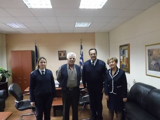 Επίσκεψη του Αστυνομικού Διευθυντή στο Νοσοκομείο Βέροιας