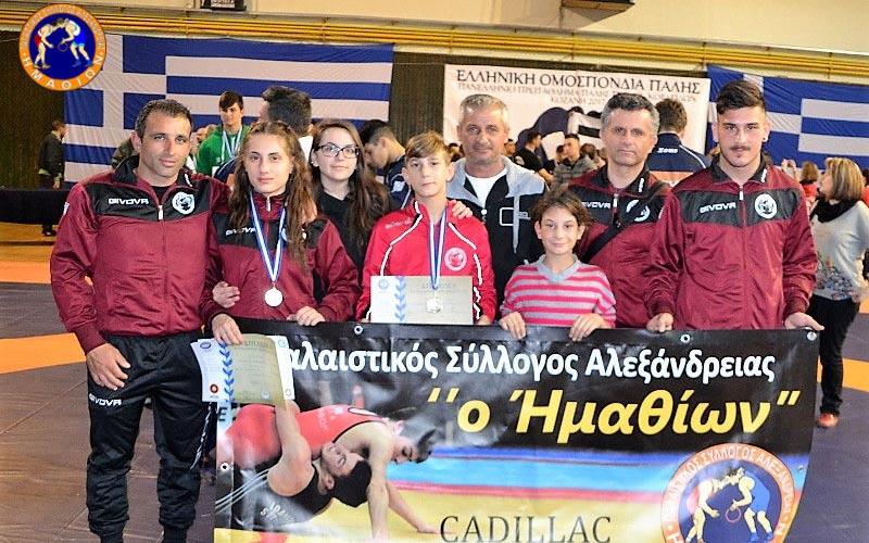 Πρωταθλητές Ελλάδος Στεφανίδης και Γκουγκούδη του Ημαθίων Αλεξάνδρειας