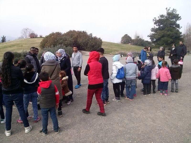Στους Βασιλικούς Τάφους των Αιγών προσφυγόπουλα από την Αλεξάνδρεια
