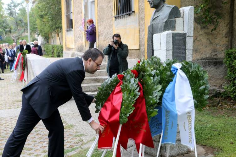 Ο Θ. Θεοχαρόπουλος στις εκδηλώσεις μνήμης για τα 50 έτη από την 21η Απριλίου του 1967