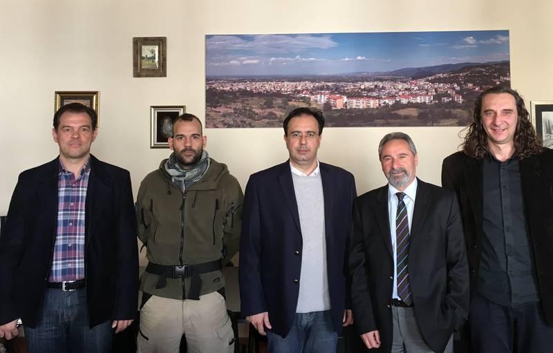 Συνάντηση Δημάρχου με το Διοικητή της 1ης Μεραρχίας Πεζικού και το νέο Δ.Σ. της Λέσχης Καταδρομέων
