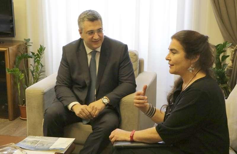 Συνάντηση Τζιτζικώστα με την Υπουργό Πολιτισμού Λ. Κονιόρδου – Προτεραιότητα η ολοκλήρωση του Μουσείου στην Βεργίνα