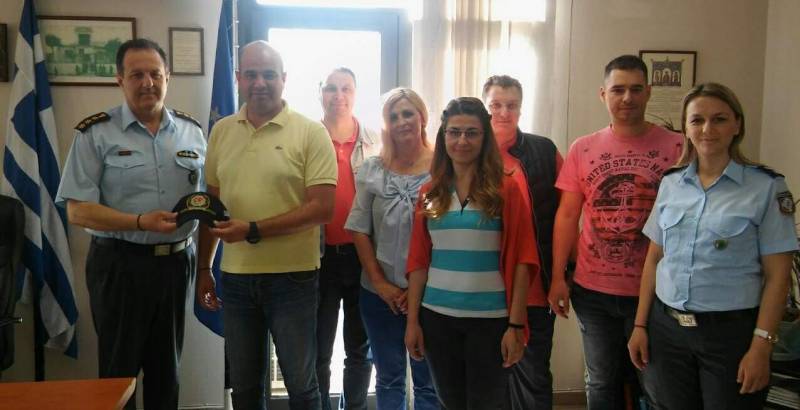 Εθιμοτυπικές επισκέψεις της Διεθνούς Ένωσης Αστυνομικών/Τ.Δ. Ημαθίας