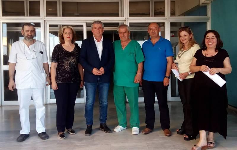 Ενημέρωση από σωματείο εργαζομένων Γ.Ν. Ημαθίας σε κλιμάκιο της ΠΟΕΔΗΝ