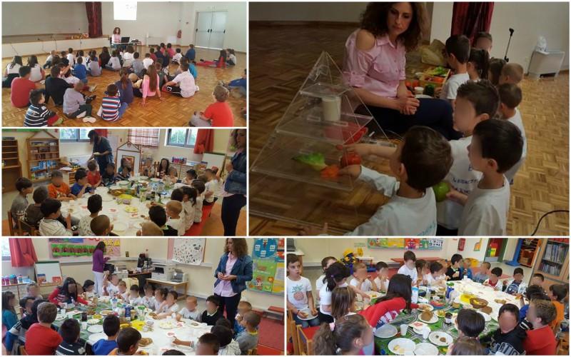 Για θέματα διατροφής μίλησε στο Νηπιαγωγείο & Δημοτικό Σχολείο Ριζωμάτων η Διατροφολόγος Μαρία Τσολάκη