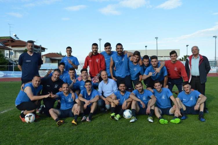 Ευχαριστήρια δήλωση των παικτών της Νάουσας