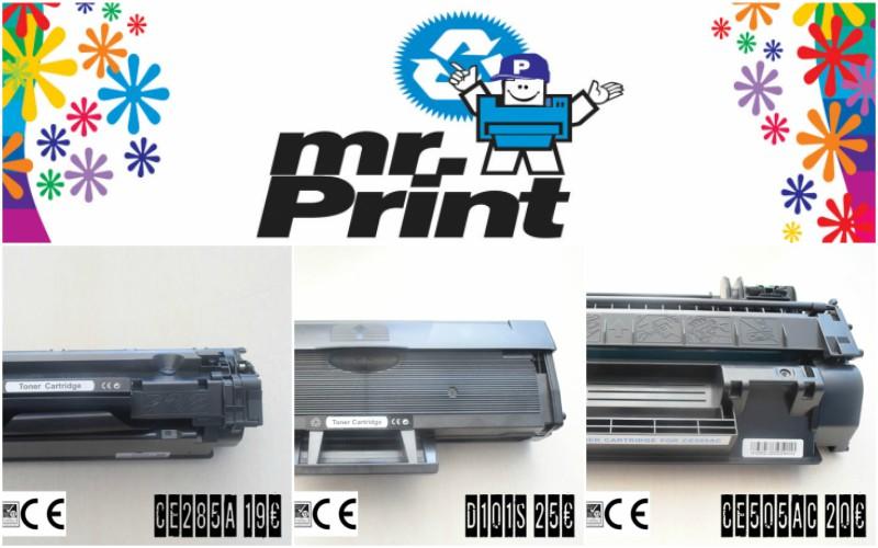 Προσφορά σε 3 τύπους συμβατών τόνερ από τον mr. Print