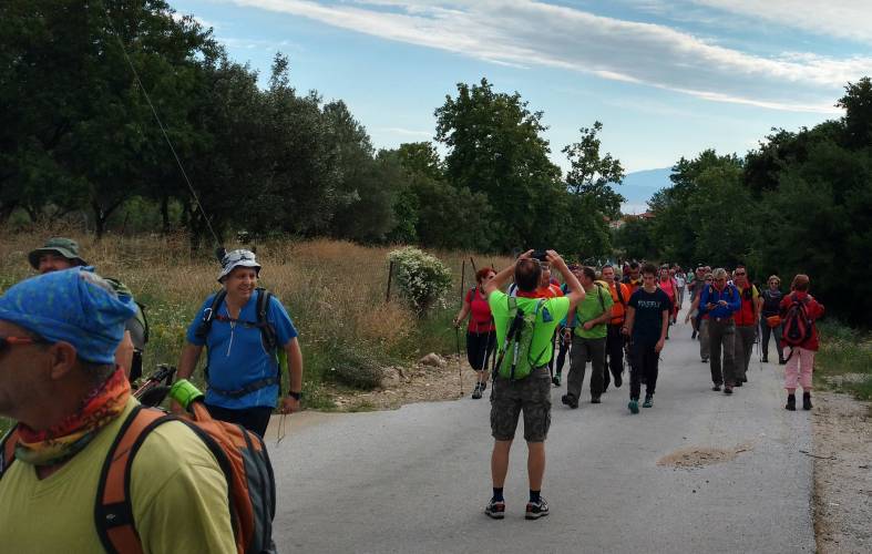 Με τον Σύλλογο Χιονοδρόμων Ορειβατών στο Στρατονικό Όρος