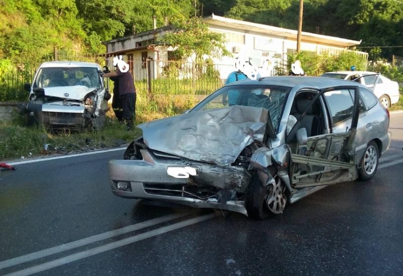 42χρονος άνδρας νεκρός σε πλαγιομετωπική σύγκρουση