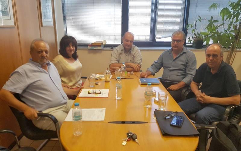 Με τον πρόεδρο του ΕΛΓΑ συναντήθηκαν Καρασαρλίδου, Αντωνίου