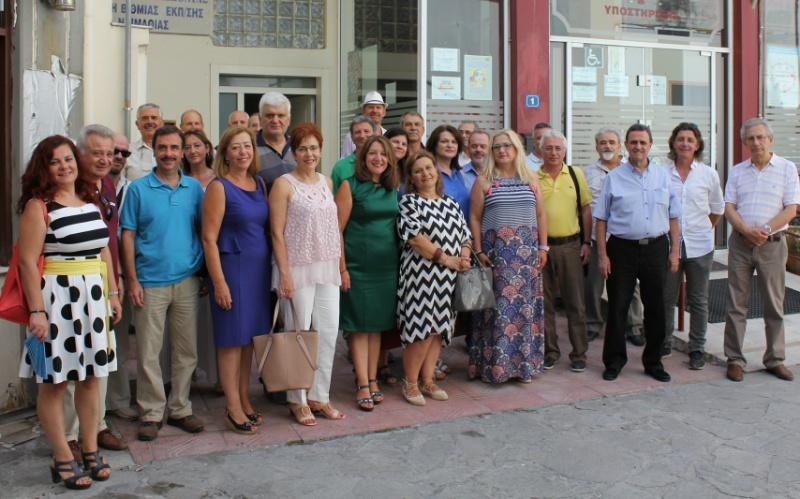 Τους νέους διευθυντές υποδέχθηκε η Αναστασία Μαυρίδου