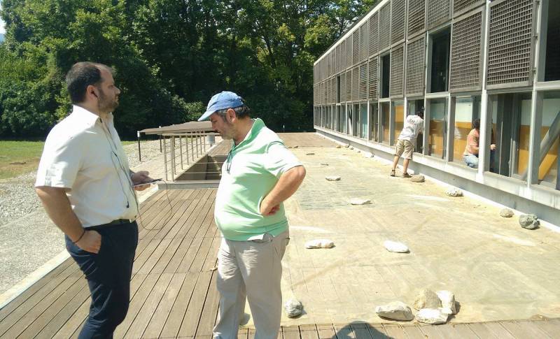 Εργασίες αναβάθμισης και συντήρησης στο πολιτιστικό κέντρο της Σχολής Αριστοτέλους