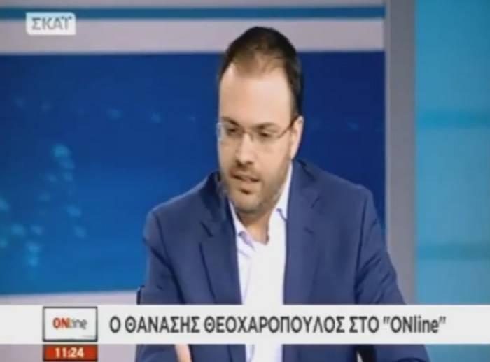 Θανάσης Θεοχαρόπουλος: “Στόχος μου η δημιουργία νέου ενιαίου κι όχι πολυκομματικού φορέα”