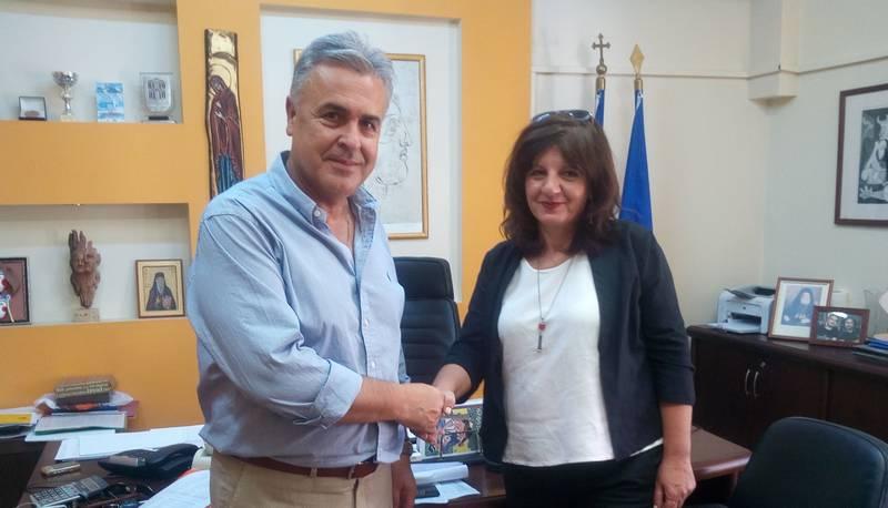 Συναντήσεις της Φρόσως Καρασαρλίδου με τους Διευθυντές Εκπαίδευσης
