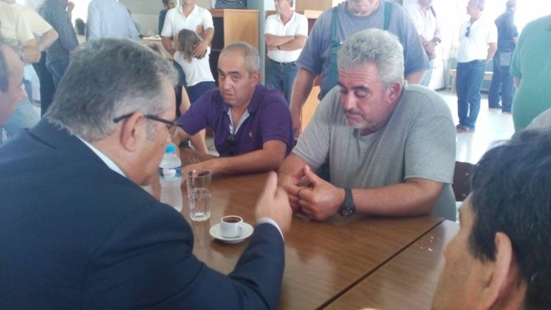 Το εργοστάσιο ζάχαρης στο Πλατύ επισκέφθηκε ο Δημήτρης Κουτσούμπας