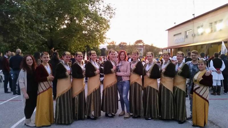 Η Μίεζα σε εκδήλωση στην Σκύδρα
