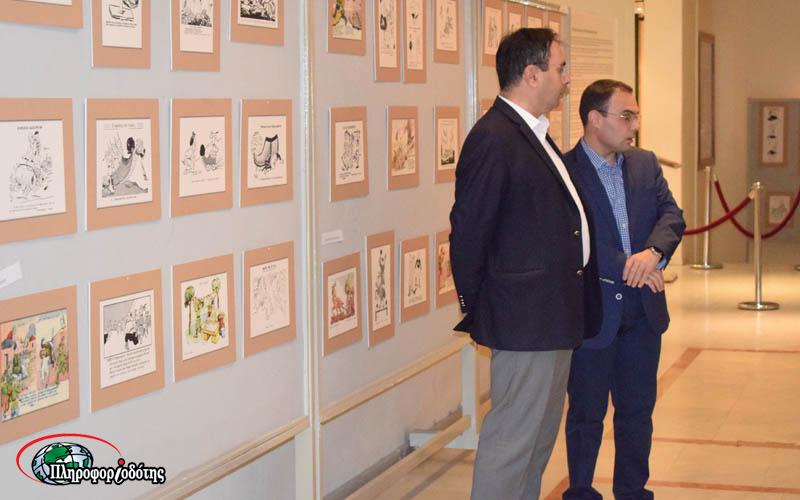 Εγκαινιάστηκε η έκθεση γελοιογραφιών «Πενάκια εφ’ όπλου!» στην Βέροια (φωτογραφίες)