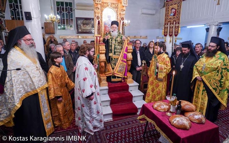 Πανηγύρισε ο Ιερός Ναός Αγίου Σάββα Κυριωτίσσης – Χειροθεσίες αναγνωστών