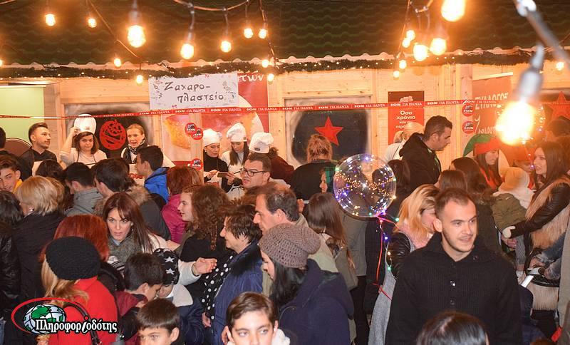 Το τραινάκι του Αη Βασίλη άρχισε να ταξιδεύει στην Ημαθία