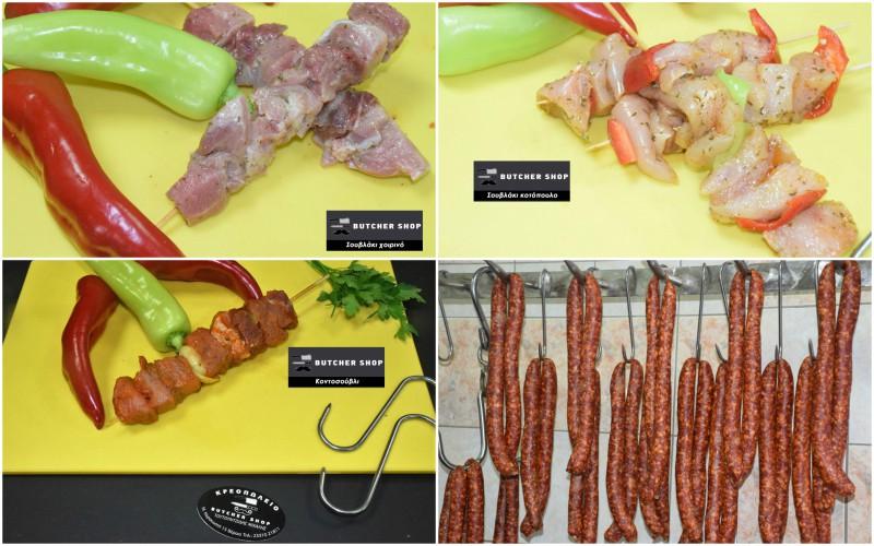 Εβδομαδιαία προσφορά στο BUTCHER SHOP: Σουβλάκια, κοντοσούβλι και λουκάνικα με 6€/κιλό