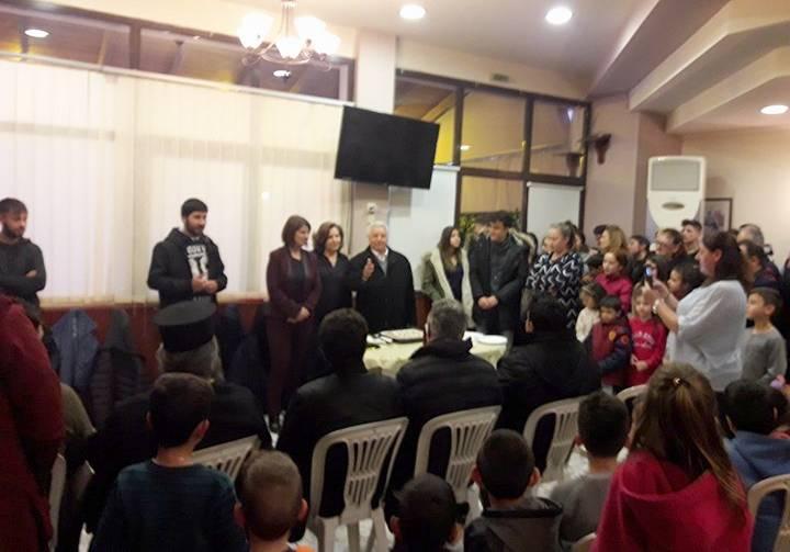Οι Ντόπιοι Μακροχωρίου έκοψαν την βασιλόπιτα