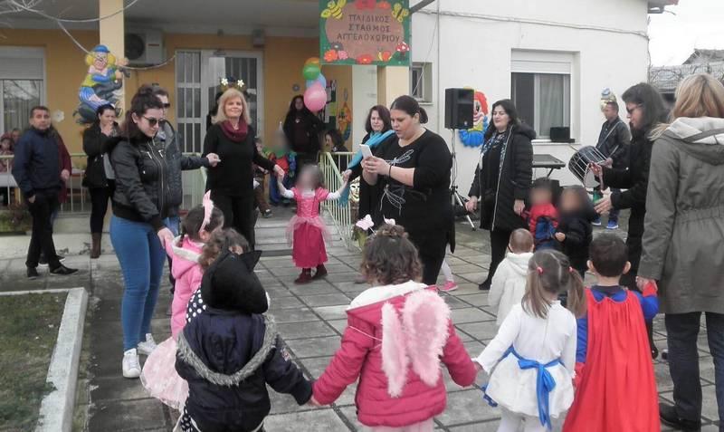 Αποκριάτικο ξεφάντωμα στον παιδικό σταθμό Αγγελοχωρίου