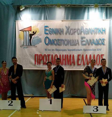 Δύο χρυσά μετάλλια για τον Βεροιώτη Νικόλαο Τσέγκο στο Πρωτάθλημα Αθλητικού Χορού Ελλάδος