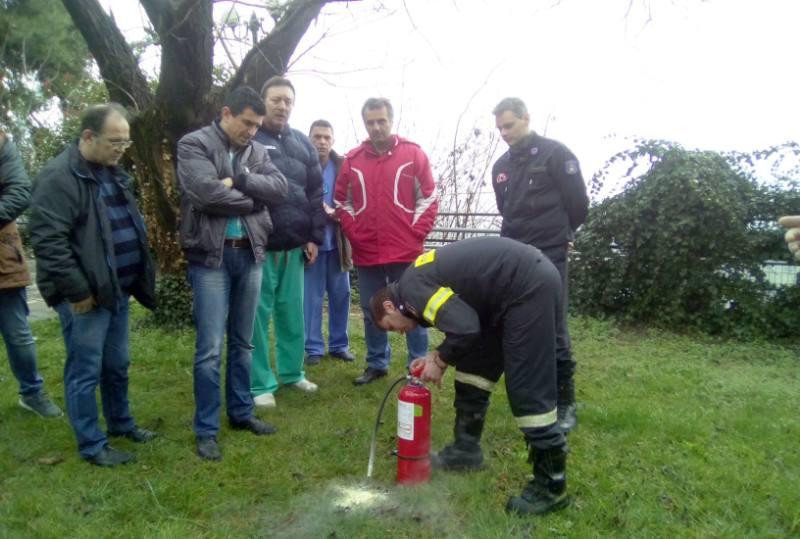 Ασκήσεις πυρασφάλειας στο Νοσοκομείο Νάουσας