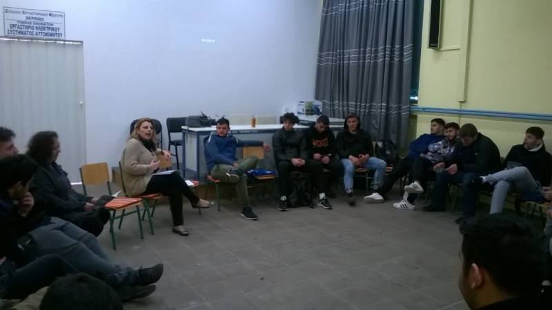Ενημέρωση στο ΕΠΑΛ Βέροιας για τις συνέπειες του αλκοόλ