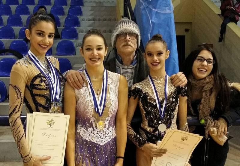 Έξι μετάλλια η ρυθμική του Φιλίππου στην Θεσσαλονίκη